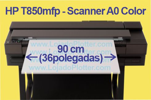 Funo Scanner Digitalizao da Muntifulcional HP DesignJet T850mfp